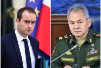 Entretien entre les ministres français et russe de la Défense