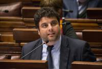 Diputado armenio fue elegido vicepresidente de la Cámara de Representantes de Uruguay