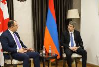 Les ministres de la Justice de l'Arménie et de la Géorgie ont discuté des possibilités 
d'approfondir leur cooperation 

