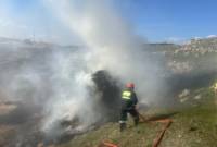 Գեղարքունիքի մարզի Ծովազարդ գյուղում այրվել է մոտ 250 հակ անասնակեր