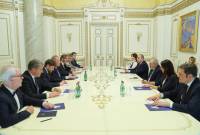 Le Premier ministre a reçu la délégation du Groupe d'amitié Arménie-France du Sénat
