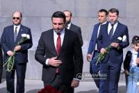 Ermenistan Parlamento Başkanı: “Soykırıma yol açan ideoloji kınanmal ve yok olmalı”