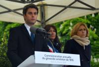 La France réaffirme son soutien à l'Arménie : Gabriel Attal s'est exprimé lors de la 
commémoration du génocide arménien