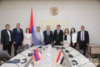 نائب رئيس البرلمان السوري يدعم عملية ترسيم الحدود بين أرمينيا وأذربيجان في لقاء مع نائب 
البرلمان الأرمني