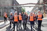 Le président Vahagn Khatchatourian a visité des sociétés de production

