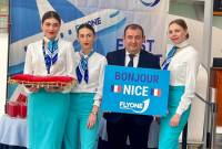 شركة طيران فلاي ون أرمينيا تبدأ رحلاتها على طريق يريفان-نيس-يريفان