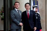 Macron, Kishida agreed to strengthen military cooperation 