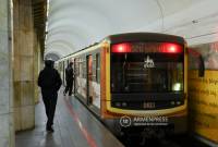 Yerevan Metro announces hourly schedule changes starting May 13