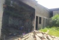 В одном из гаражей в селе Арарат произошел взрыв с возгоранием