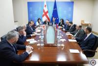 Consultations politiques entre les ministères des Affaires étrangères de l'Arménie et de la 
Géorgie