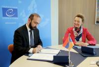 وزیر امور خارجه جمهوری ارمنستان کنوانسیون اویدو را در استراسبورگ امضا کرد