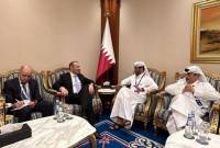 Armen Grigoryan y Hamad Qamis al-Qubaisi discutieron sobre las relaciones entre 
Armenia y Qatar

