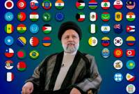 حدود 60 هیئت عالی رتبه خارجی جهت  ادای احترام و شرکت در مراسم وداع  رئیس جمهور و 
همراهانش وارد ایران شده اند


