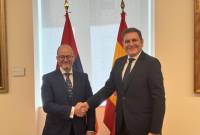 Ermenistan ve İspanya Dışişleri Bakanlıkları uluslararası gündem konularında fikir 
alışverişinde bulundu