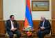 Vahagn Khachaturyan y el presidente de la Unión de Bancos de Armenia abordaron los problemas 
del sistema bancario