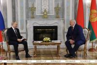 Putin-Lukashenko bilateral talks in Minsk