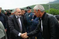 Le Premier ministre Pashinyan en visite à Voskepar, Baghanis et Kirants

 
