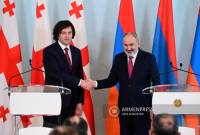  Никол Пашинян поздравил премьера Грузии Ираклия Кобахидзе по случаю Дня 
независимости