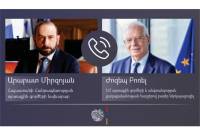 جوزپ بورل در راستای تماس تلفنی با آرارات میرزویان: " هدف مشترک ما برقراری صلح پایدار در 
قفقاز جنوبی است."