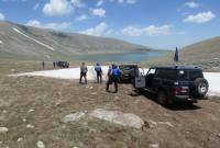 بازدید رئیس هیئت نظارت اتحادیه اروپای مستقر در جمهوری ارمنستان از منطقه دریاچه سیاه 