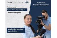 U.S. Embassy in Yerevan Announces Second Professional Exchange Program for 
Journalists