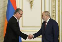 Le Premier ministre a reçu Hambik Sarafyan, président du département central du parti 
social-démocrate Hnchakyan