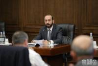 وزیر امور خارجه جمهوری ارمنستان : "روند مرزبندی فقط باید بر اساس اسنادی دارای مبنای 
قانونی  آسیب ناپذیر اجرا شود. "