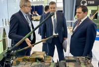  وزير دفاع أرمينيا سورين بابيكيان يشارك بالمعرض الدولي للدفاع "هيمو 2024 " الذي افتتح في 
بلوفديف-بلغاريا