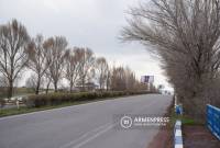 Восстановлено движение на участке 16-18 км автодороги Ереван-Севан 