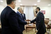 Ararat Mirzoyan and the Armenian National Committee of America have a meeting 