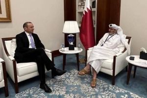 阿尔门·格里戈良在多哈会见了卡塔尔国埃米尔的国家安全顾问