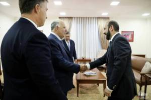Ararat Mirzoyan and the Armenian National Committee of America have a meeting 