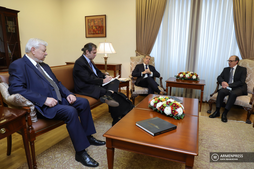 Armenian FM meets with OSCE Minsk Group CoChairs in Yerevan