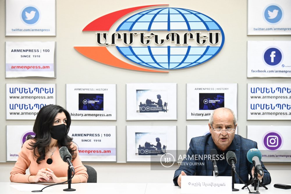 News conference of Pashik Alaverdyan, head coach of Armenian Weightlifting Team