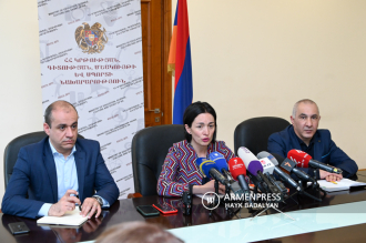 Press conference of Zhanna Andreasyan