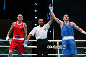 EUBC Men's European Boxing Championships Yerevan: Rafayel 
Hovhannisyan's first victory in preliminaries 