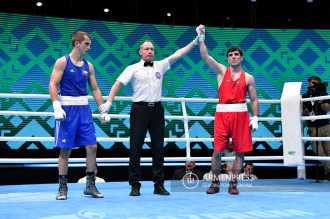 Yerevan EUBC Men’s Elite European Boxing Championships: 
Armenia’s Bachkov advances into semifinals
