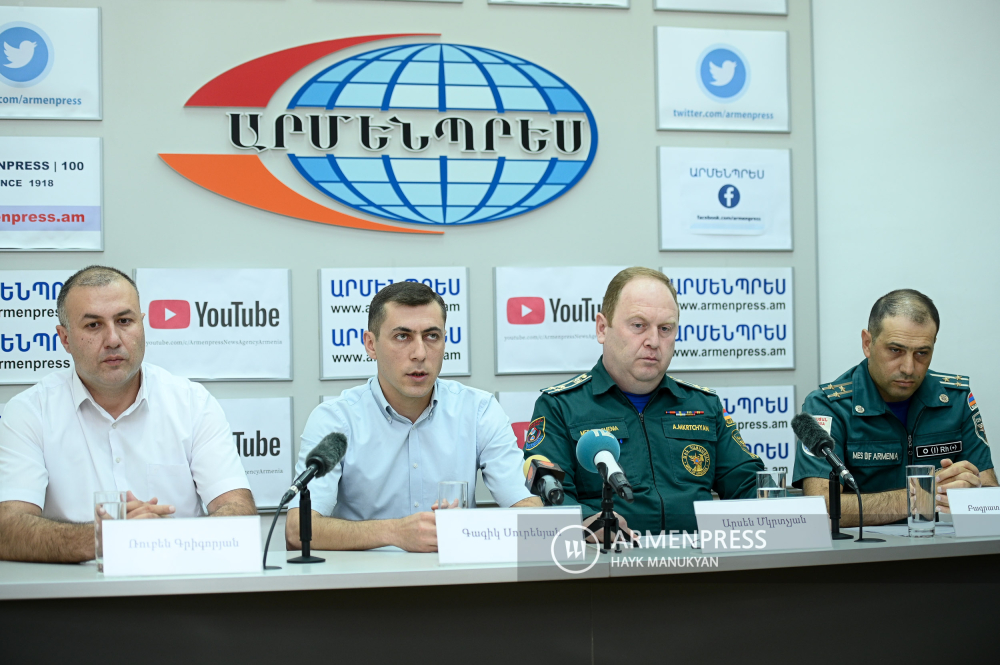 Press conference on current hot weather in Armenia