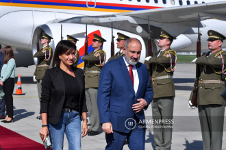 Armenian Prime Minister arrives in Czech Republic on official visit 