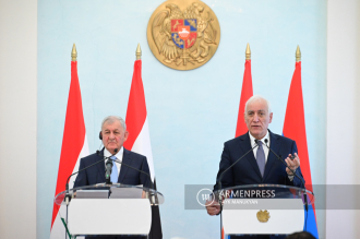 Joint press conference of Armenian and Iraqi presidents 