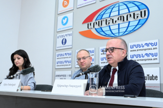 Press conference of Alexander Bazarchyan, Director of the 
National Institute of Healthcare, and Avet Manukyan, CEO 
of Eletronic Healthcare National Operator 
