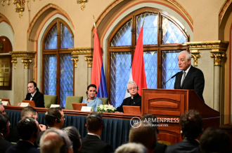 Armenian President visits Pázmány Péter Catholic University in Budapest