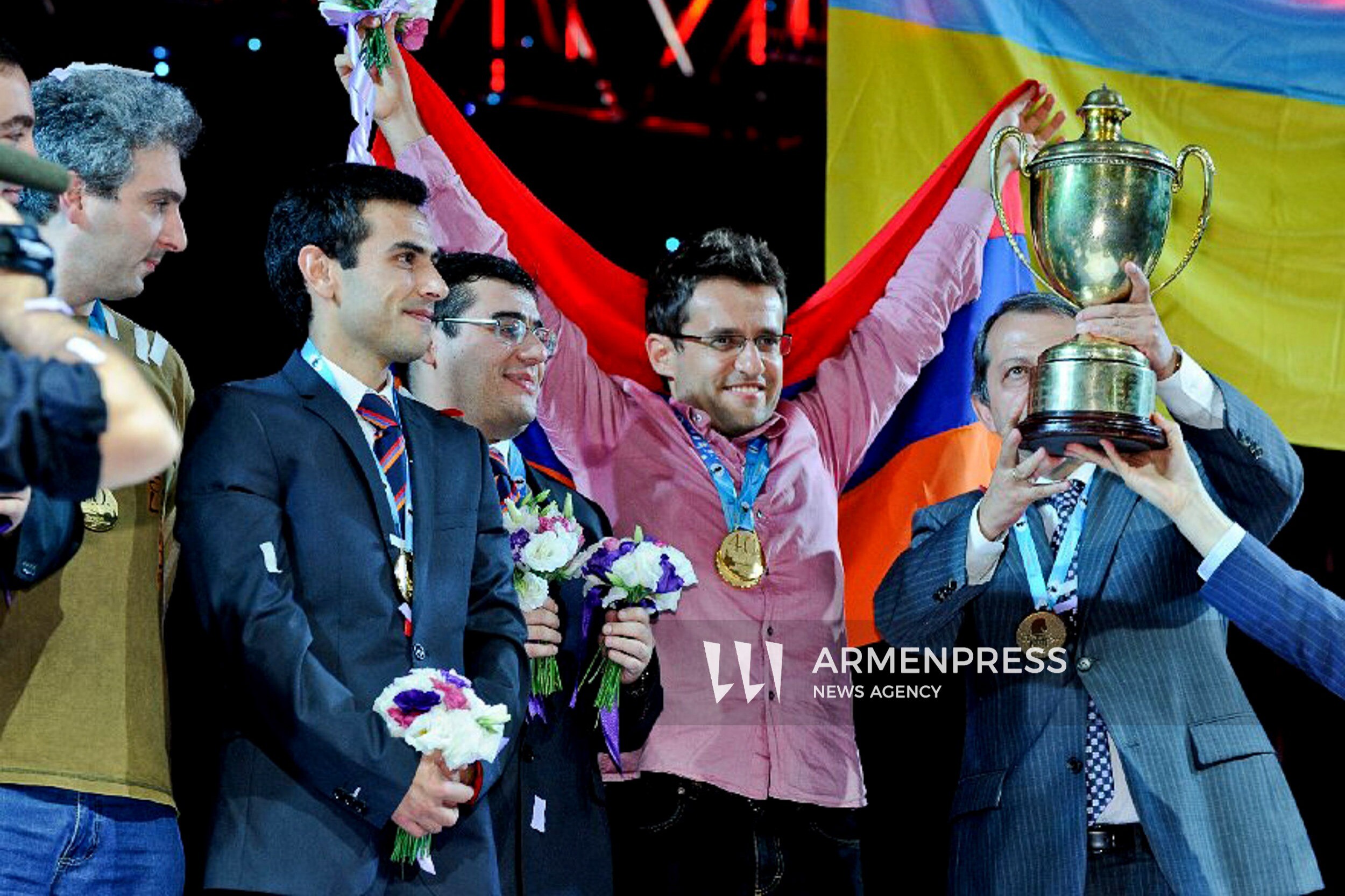 FIDE recognized the Armenian men’s chess team as the best team of the 100th anniversary