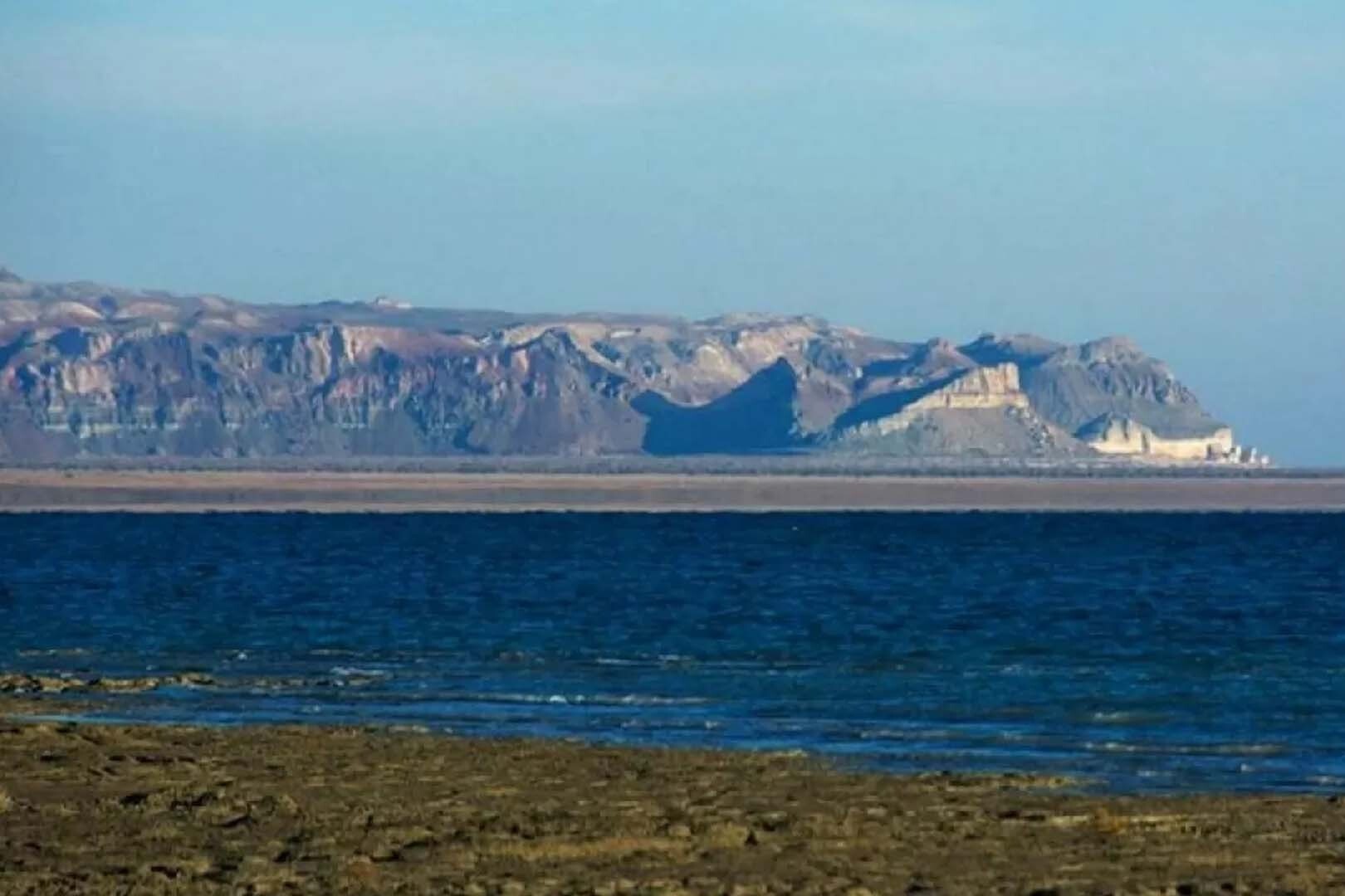 Береговая сцена с водой и сухим прибрежным участком (gov.kz / inbusiness.kz, февраль 2025)