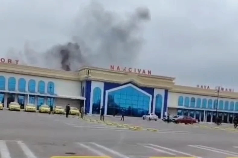 Azerbaijani media: Iranian drones strike Nakhchivan airport