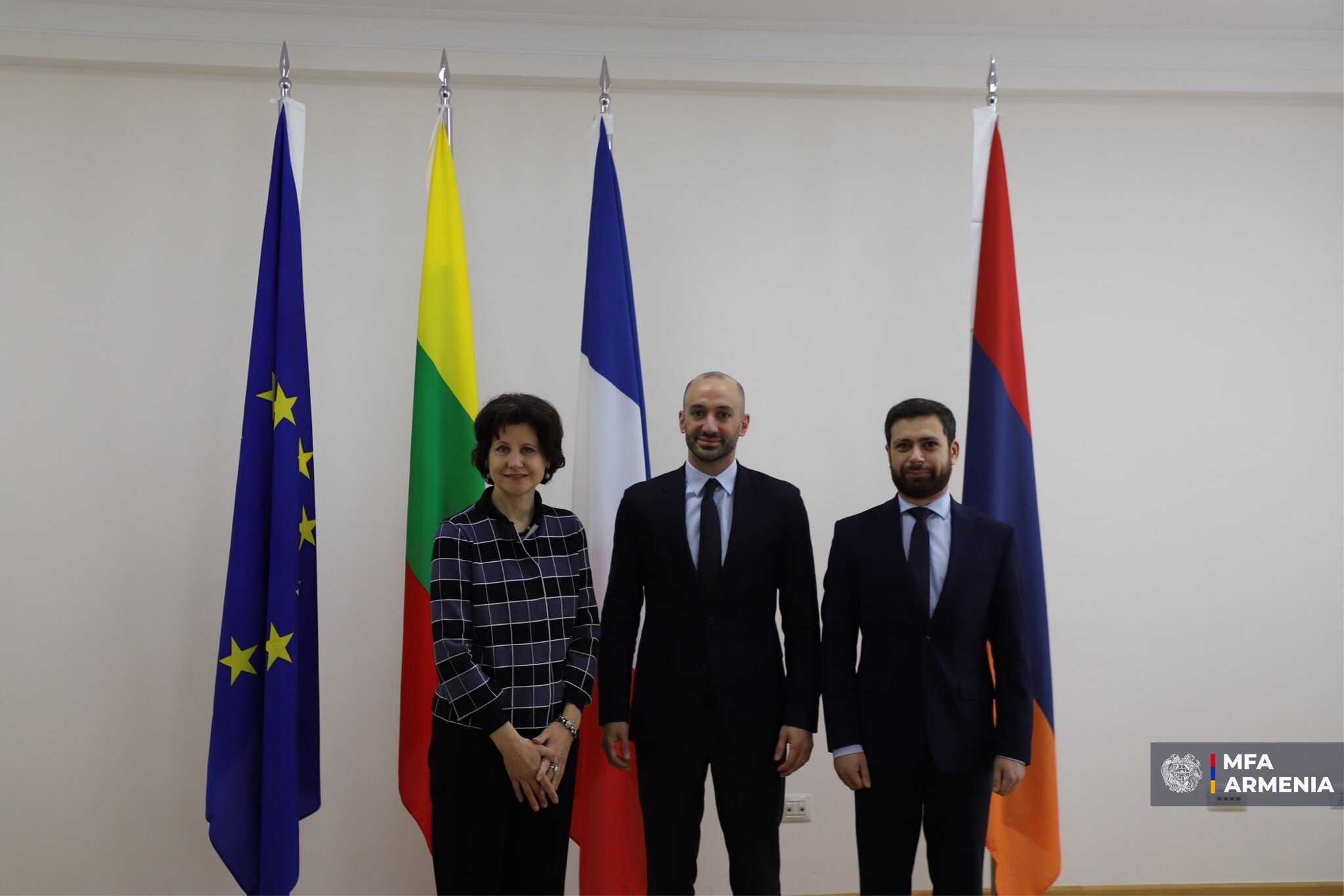 Armenian, French and Lithuanian officials discuss Armenia–EU ...