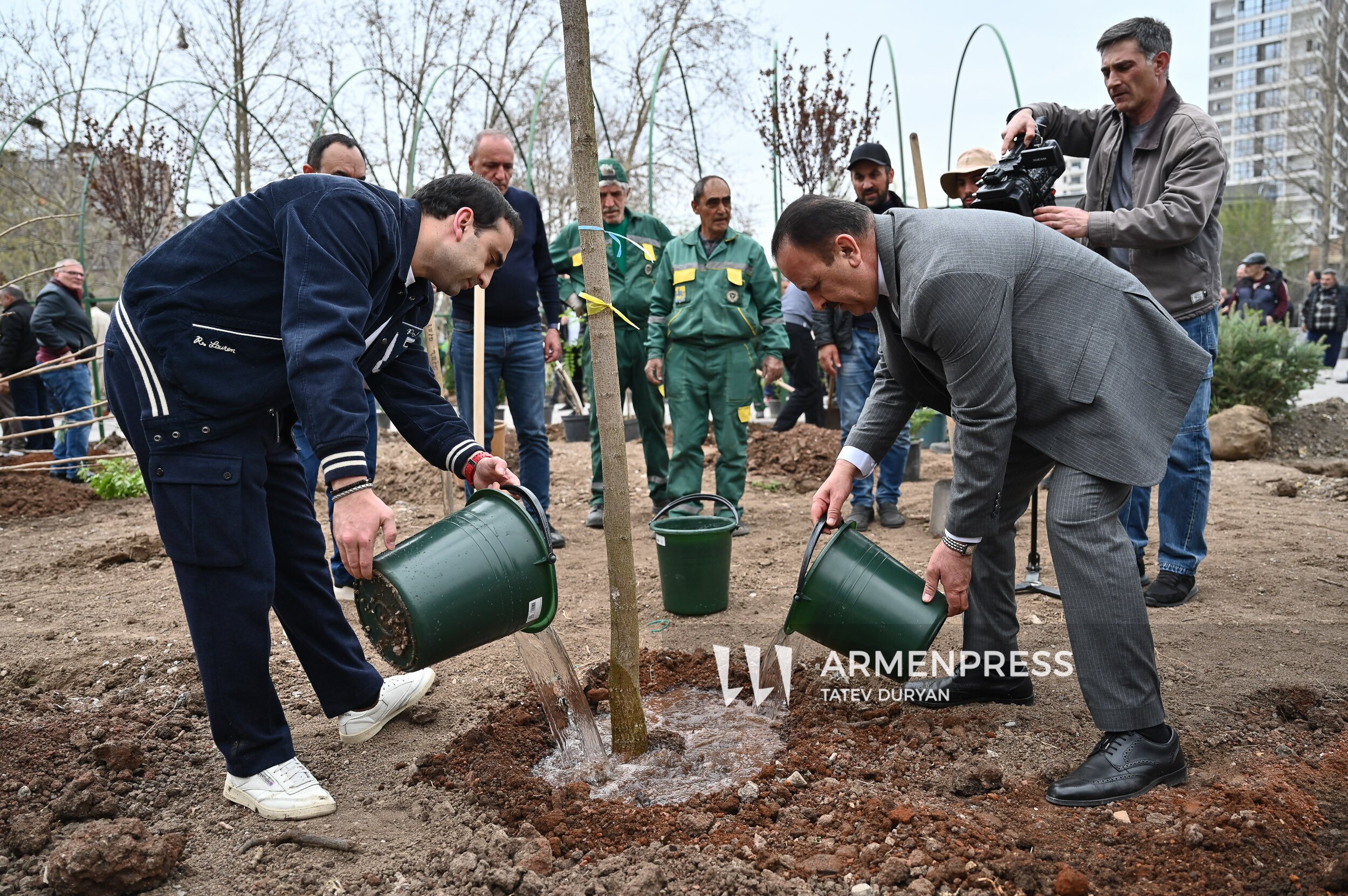 Yerevan Mayor Tigran Avinyan participated in tree planting in the