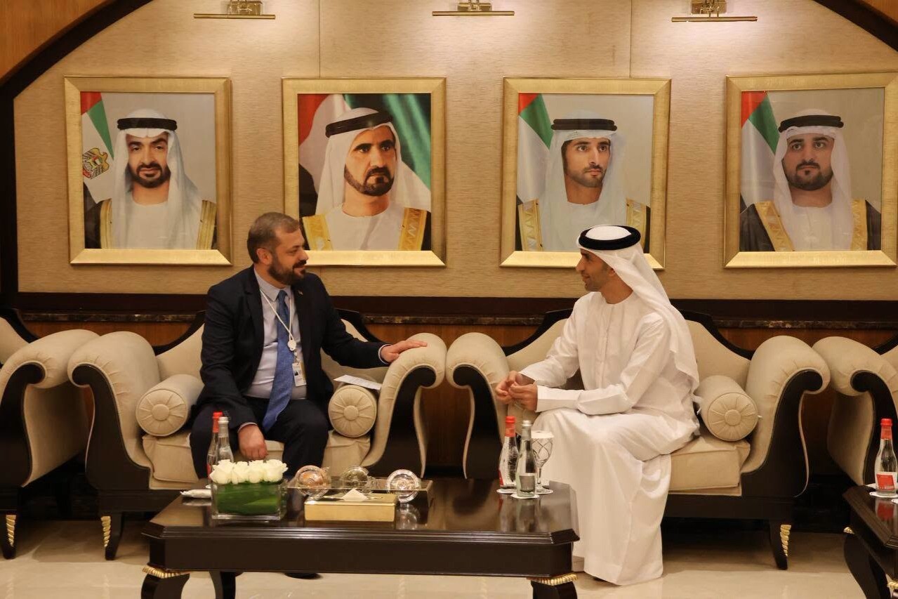 Armenian and UAE officials talk trade and economic collaboration.